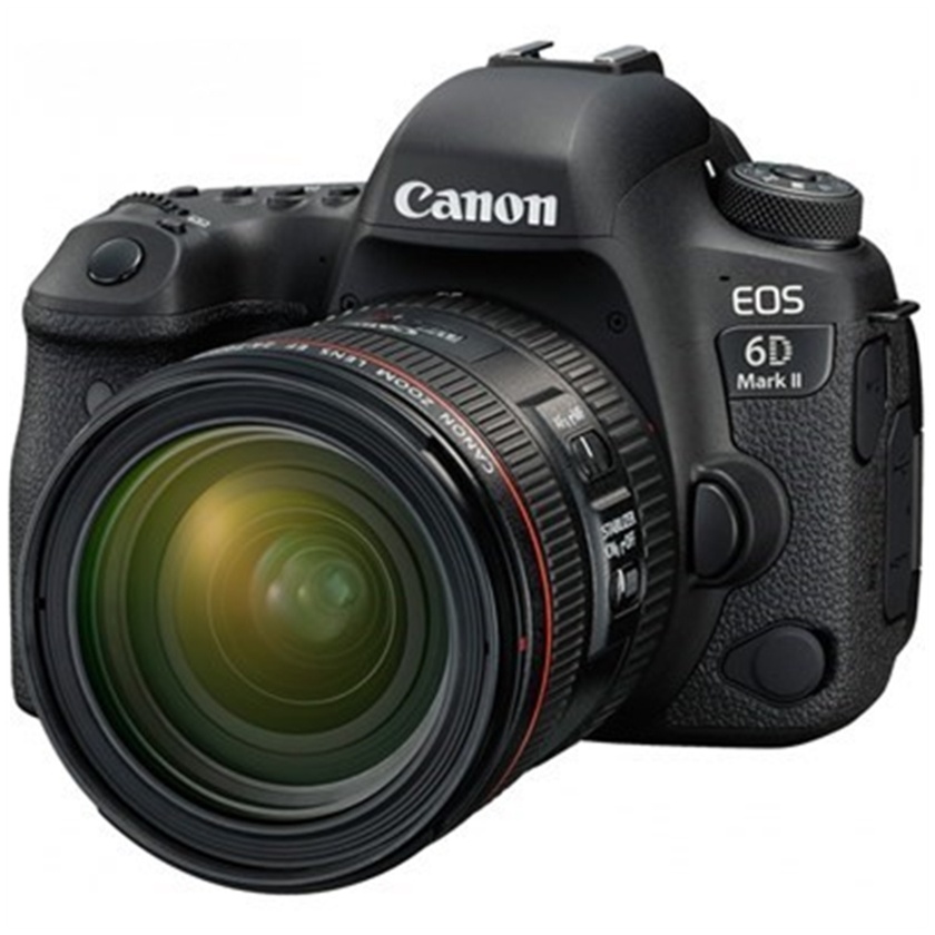 Canon EOS 6D Mark II DSLR Camera with 24-70mm f/4L IS USM Lens