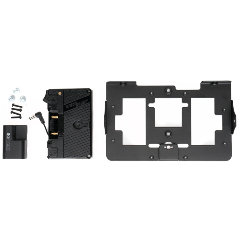 SmallHD Gold Mount Battery Bracket with Mounting Plate for 702 OLED Monitor