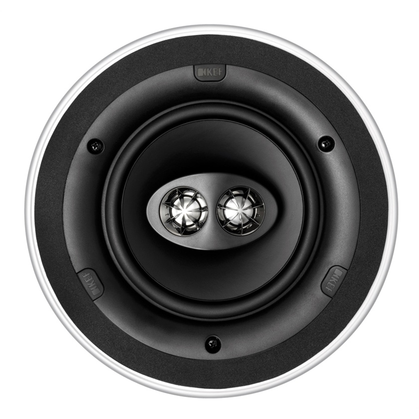 KEF Ci160CRDS Ultra Thin Bezel 6.5" Dual Stereo Round In Ceiling Speaker