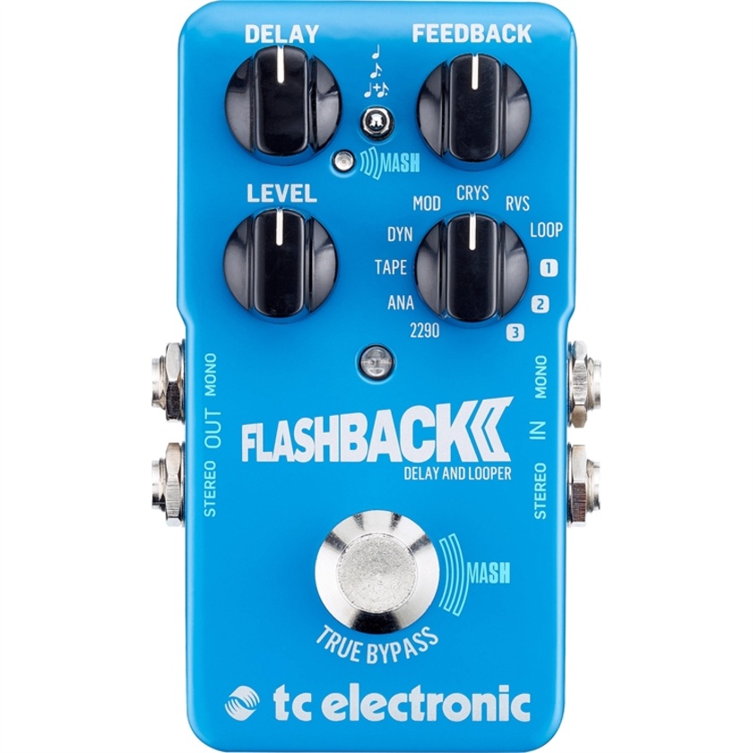 TC Electronic Flashback 2 Delay Pedal for Electric Guitar