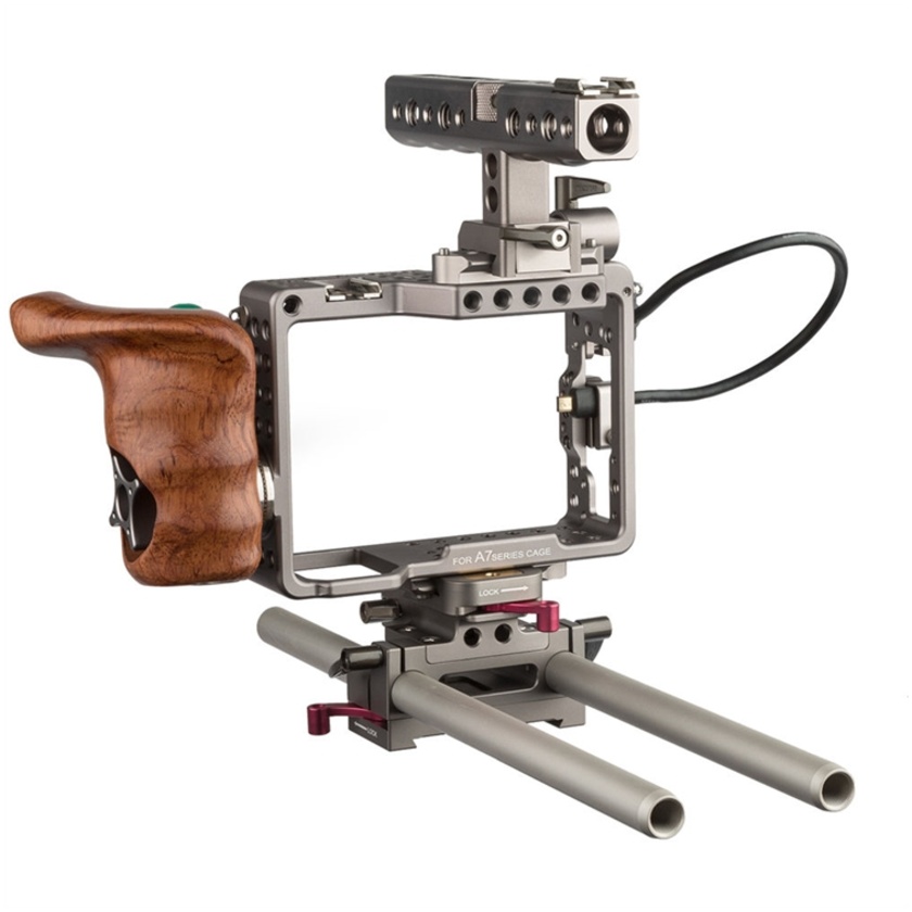 Tilta ES-T17-A Sony A7 Cage with wooden handle