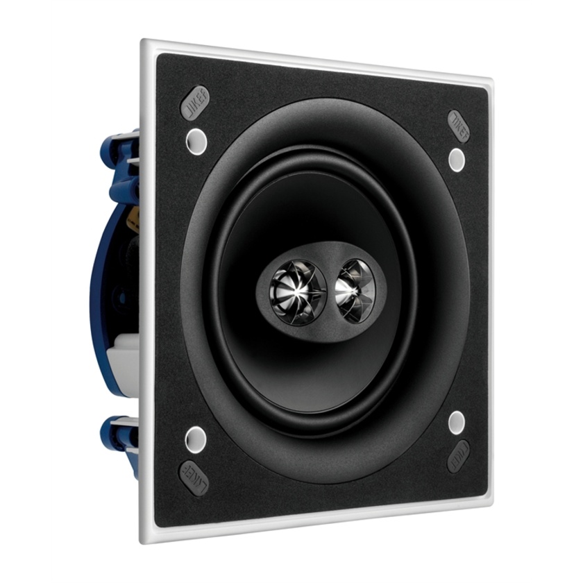 KEF Ci160CSDS KEF Ultra Thin Bezel 6.5" Dual Stereo Square In Ceiling Speaker