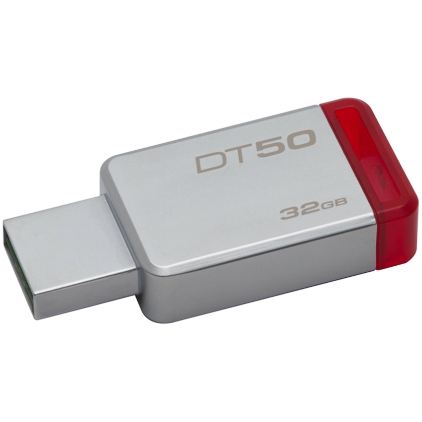 Kingston 32GB Datatraveler DT50 USB 3.0 Flash Drive (Red)