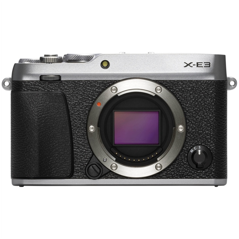 Fujifilm X-E3 Mirrorless Digital Camera (Body Only, Silver)