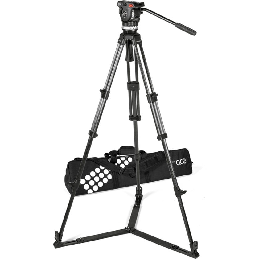 Sachtler Ace XL Tripod System with CF Legs & Ground Spreader (75mm Bowl)