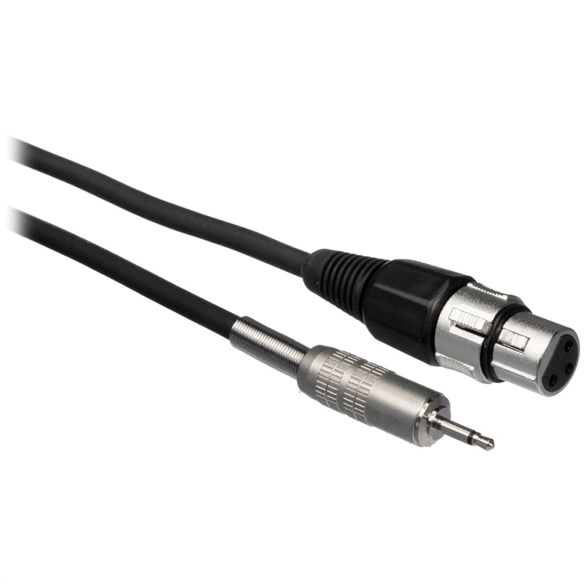 Comprehensive EXF Series Mini Male TS to 3-Pin XLR Female Cable - 10'