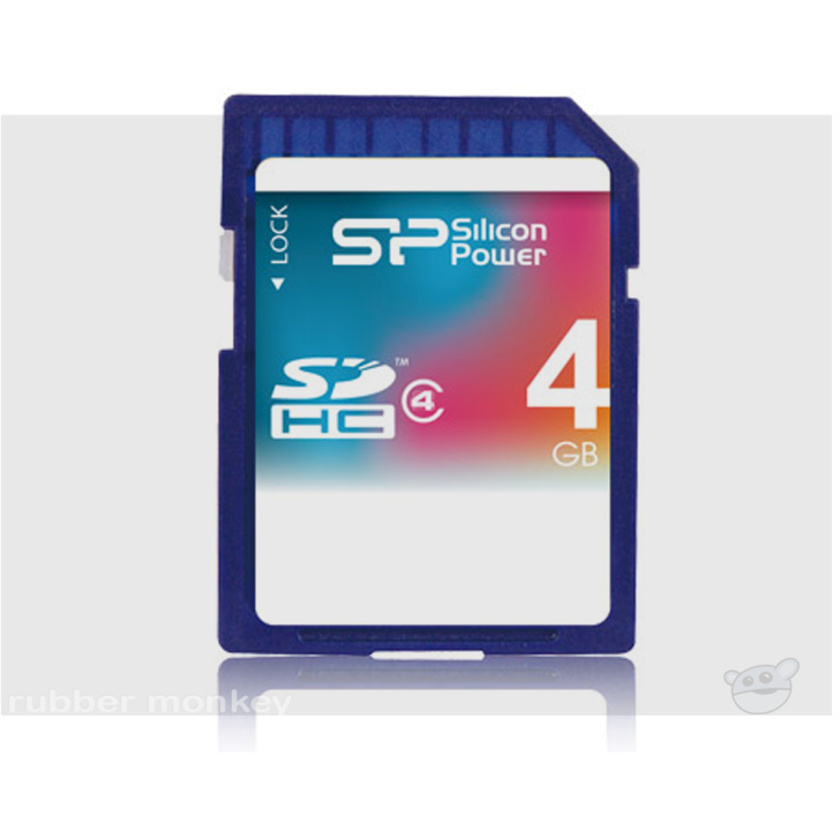 Silicon Power SDHC Card 4GB C4
