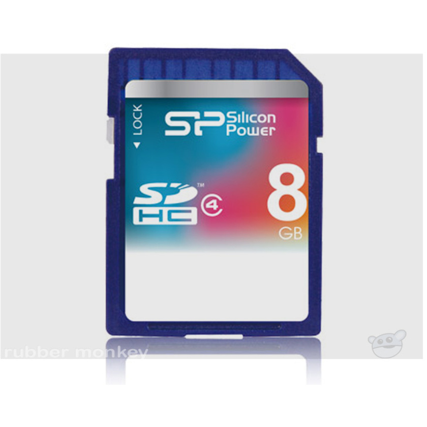 Silicon Power SDHC Card 8GB C4