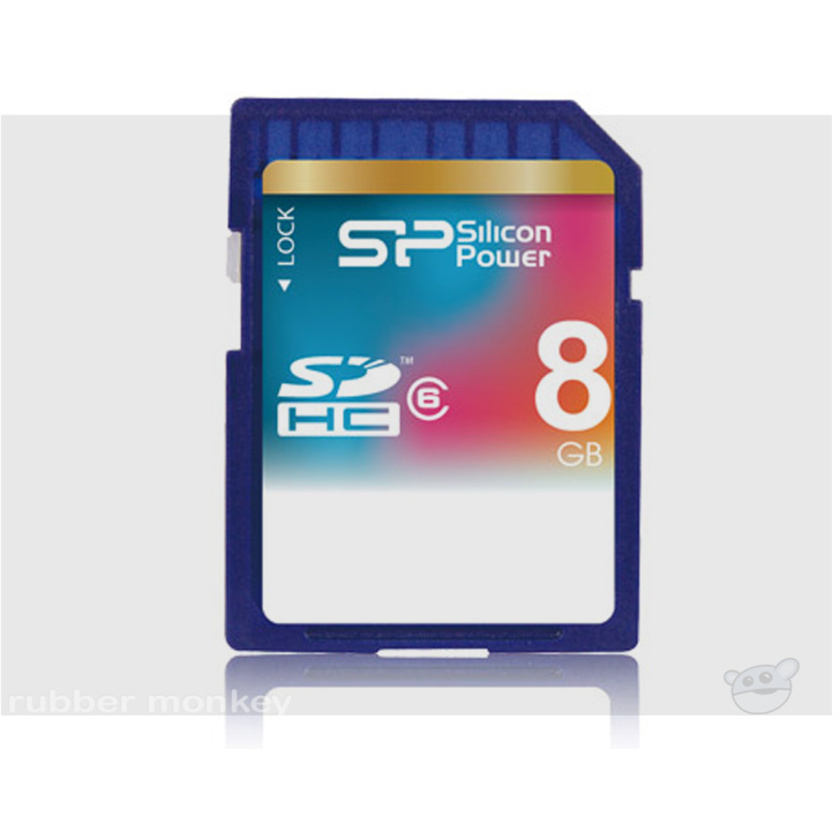 Silicon Power SDHC Card 8GB C6