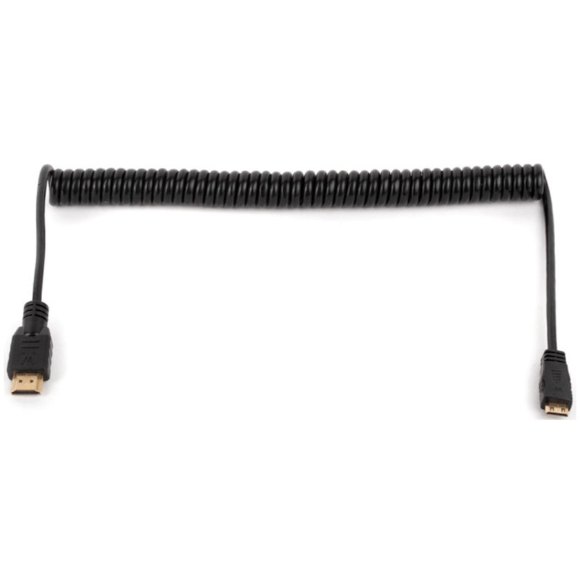 Wooden Camera WC Coiled Full HDMI to Mini HDMI Cable (20")