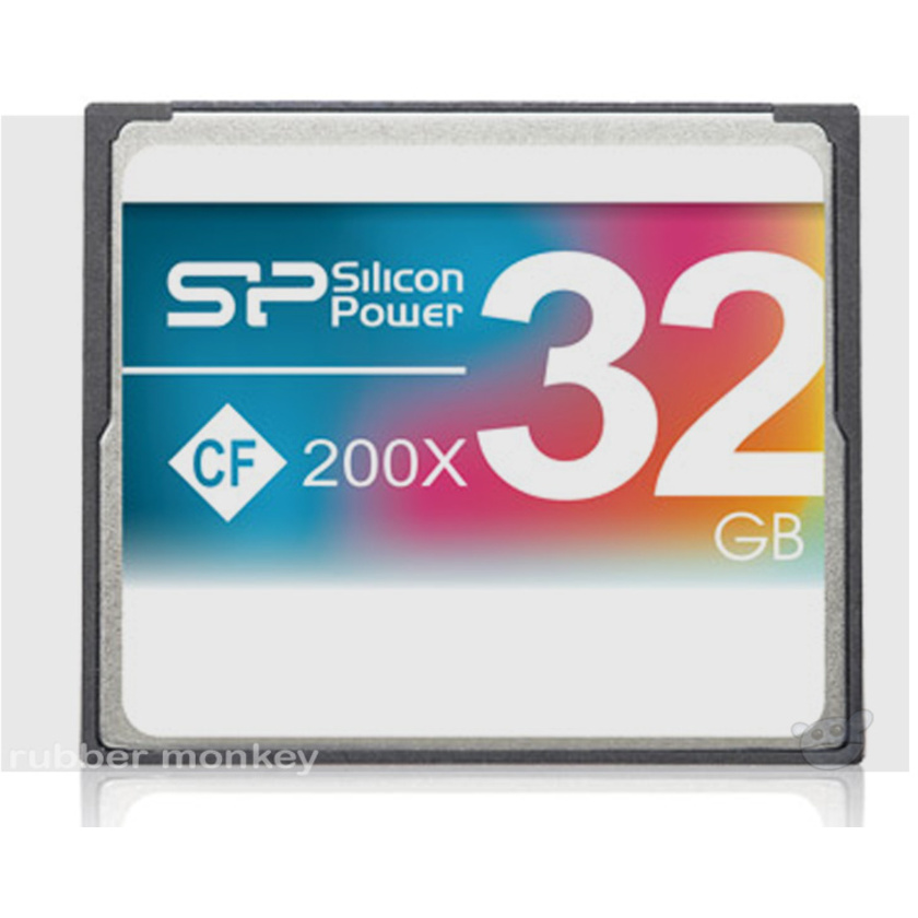 Silicon Power 32GB 200X Compact Flash Card