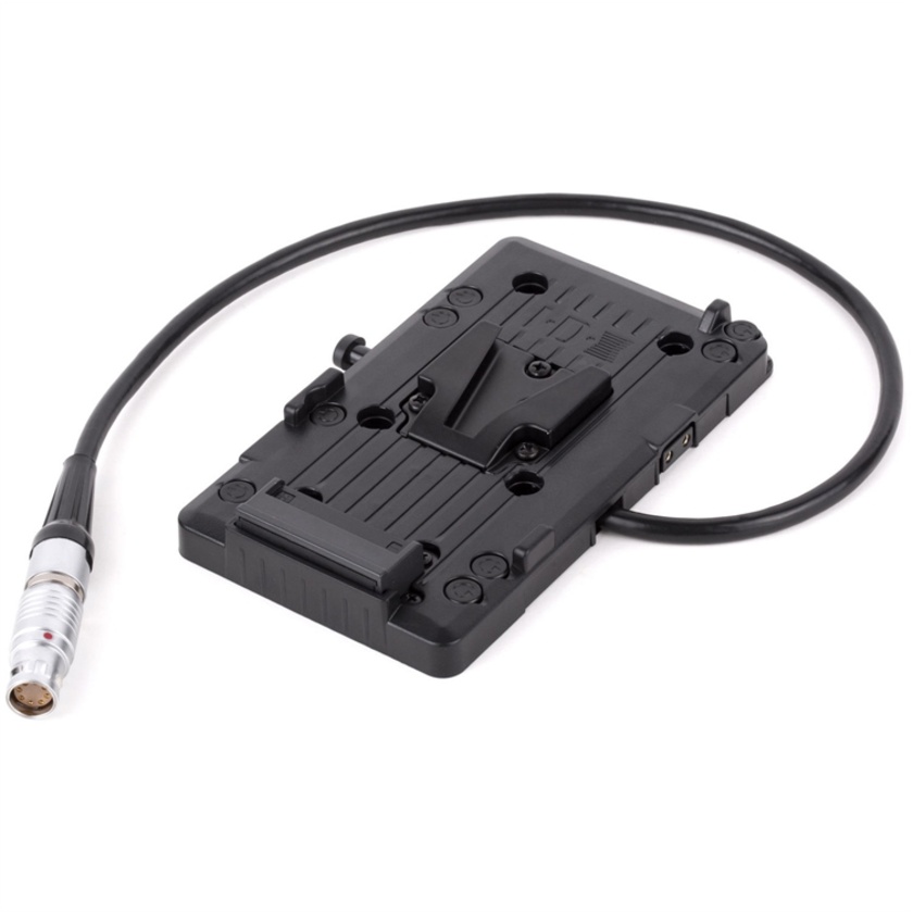 Wooden Camera V-Mount Battery Plate with Two D-Tap Ports and LEMO (16" / 40.1cm)