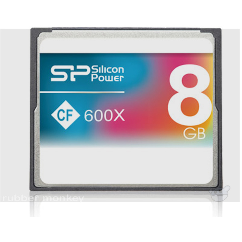 Silicon Power 8GB 600X Compact Flash Card