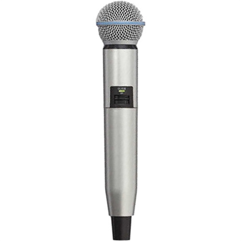 Shure WA723-SIL Colour Handle for GLX-D SM58/BETA58A Microphone (Silver)