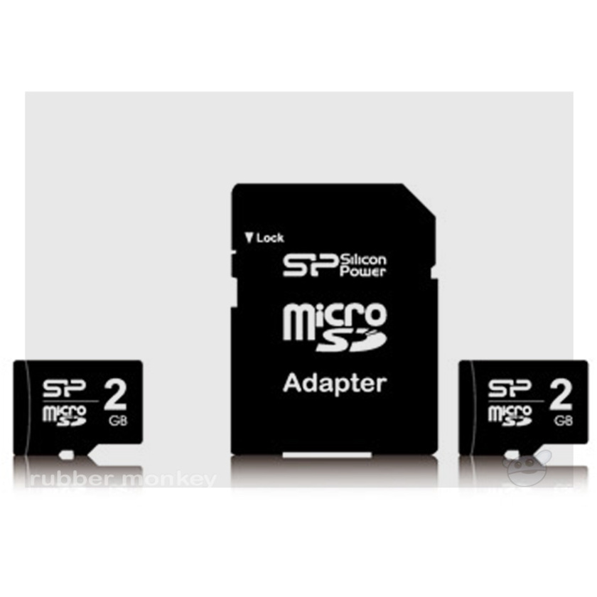 Silicon Power 2GB Micro SD Card