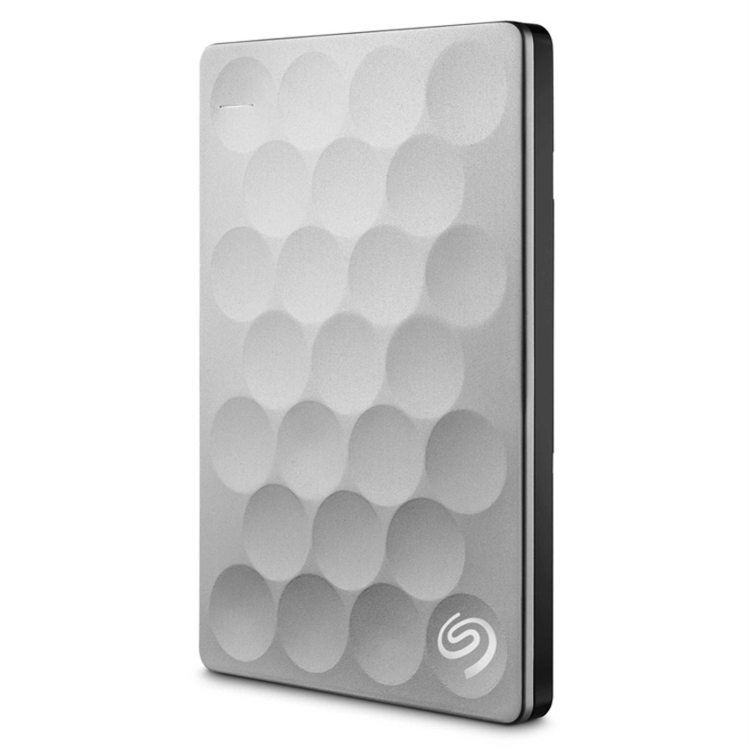 Seagate 1TB Ultra Slim Backup Plus Portable Hard Drive (Platinum)