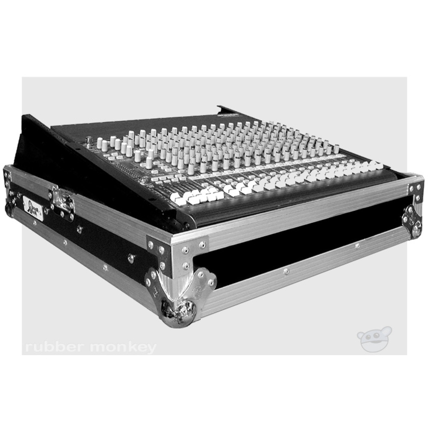 Road Ready Universal 19 inch Mixer case with rack rails