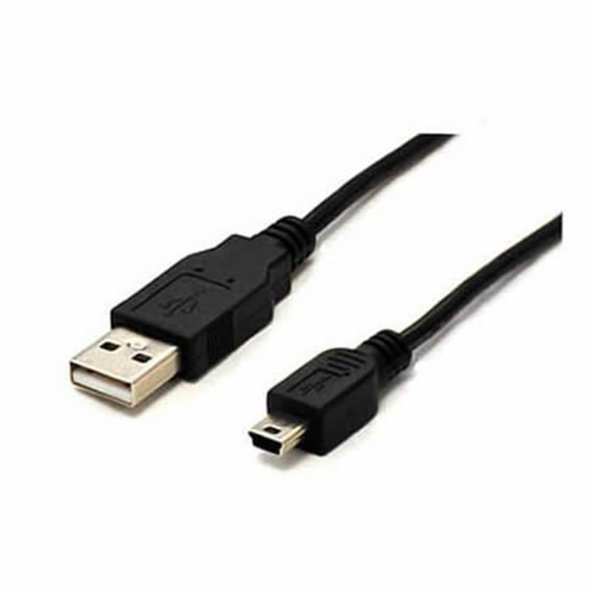 365Films Mini B 5pin Male to USB 2.0 A Male Connector (45.7cm)