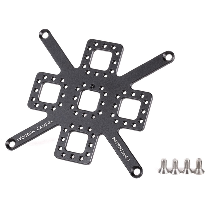 Wooden Camera Mounting Plate for Preston MDR3 Control Unit