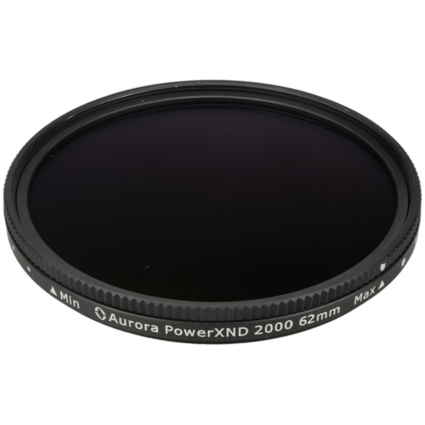 Aurora-Aperture 62mm PowerXND 2000 Variable Neutral Density 1.2 to 3.3 Filter (4 to 11 Stops)