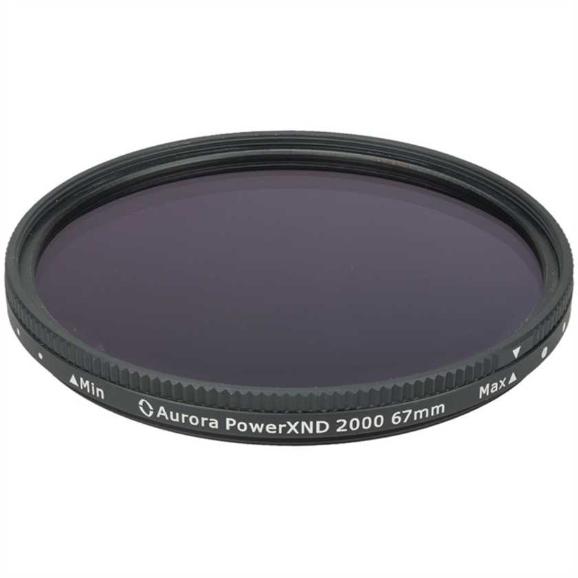 Aurora-Aperture 67mm PowerXND 2000 Variable Neutral Density 1.2 to 3.3 Filter (4 to 11 Stops)