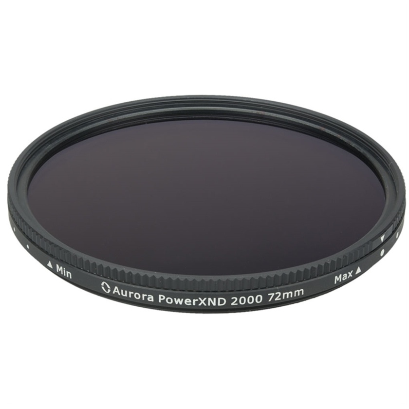 Aurora-Aperture 72mm PowerXND 2000 Variable Neutral Density 1.2 to 3.3 Filter (4 to 11 Stops)