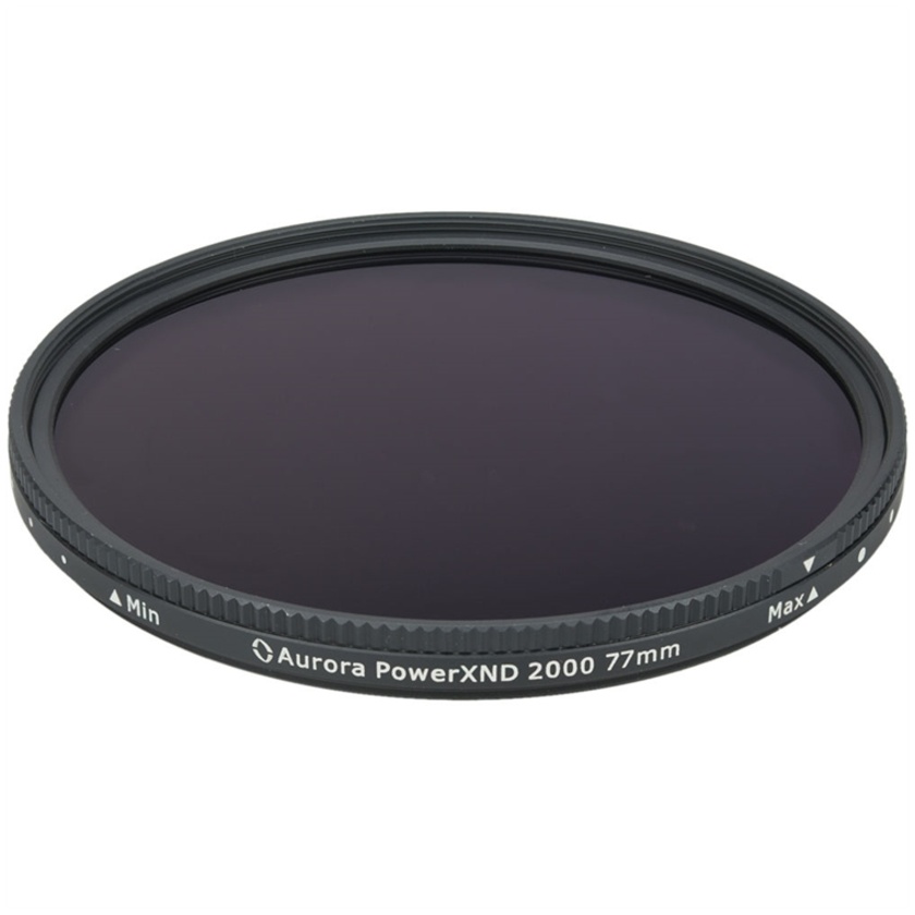 Aurora-Aperture 77mm PowerXND 2000 Variable Neutral Density 1.2 to 3.3 Filter (4 to 11 Stops)
