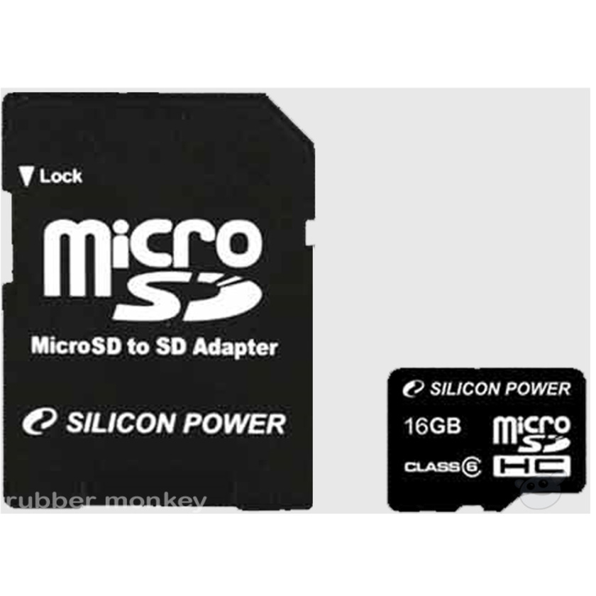 Silicon Power microSD Class 4 16GB Card