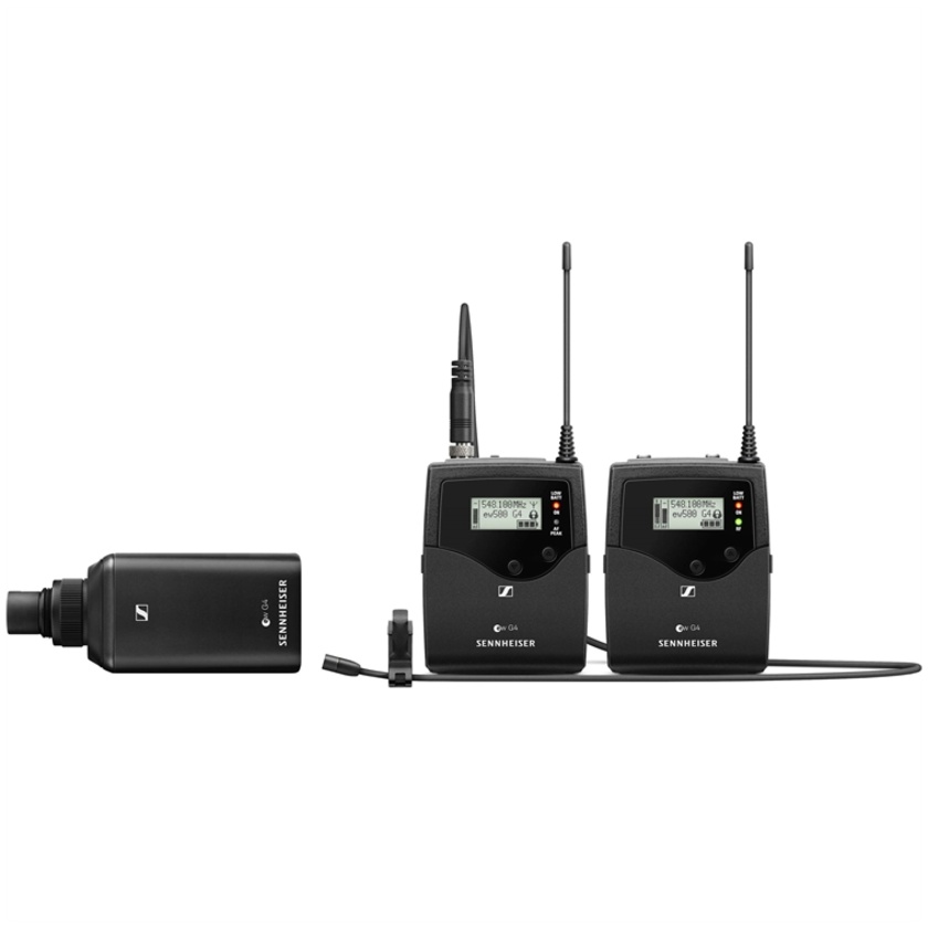 Sennheiser EW 500 Film G4 Wireless Combo System Kit with MKE2 Lavalier Microphone (AW+ Band)