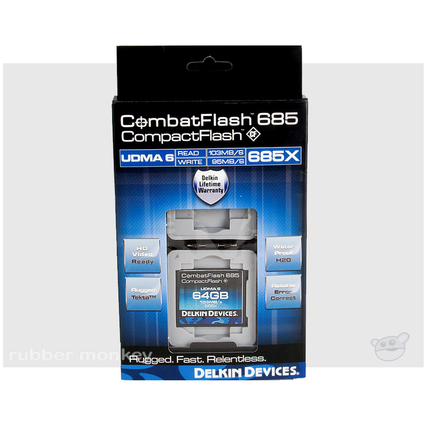 Delkin CombatFlash685 Card 64GB