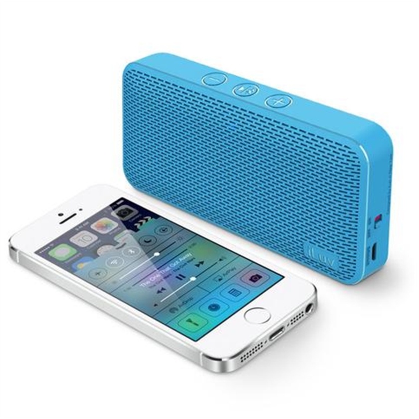 iLuv Aud Mini Bluetooth Speaker (Blue)