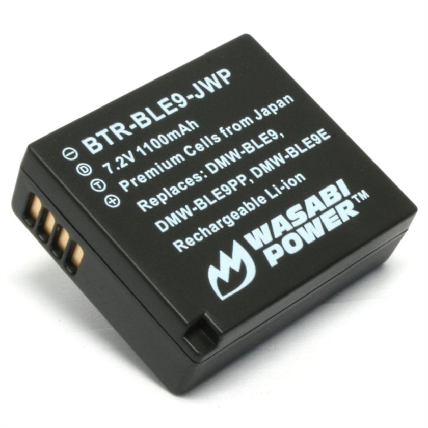 Wasabi Power Battery for Panasonic DMW-BLE9, DMW-BLG10