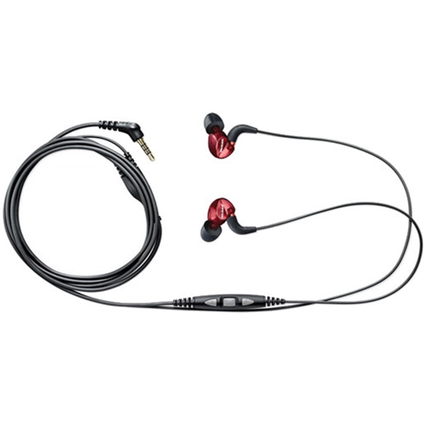 Shure SE535 Sound Isolating In-Ear Stereo Headphones with 3.5mm Audio Cable (Special-Edition Red)