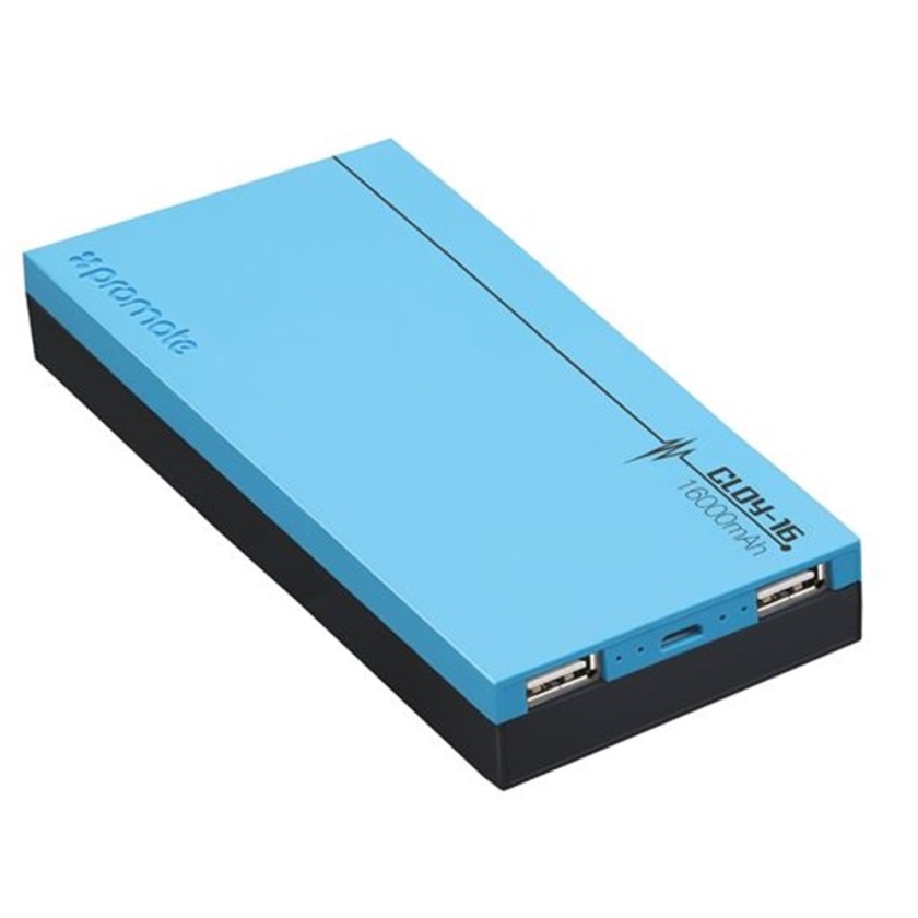 Promate16000mAh Premium Lithium Polymer Backup Battery (Blue)
