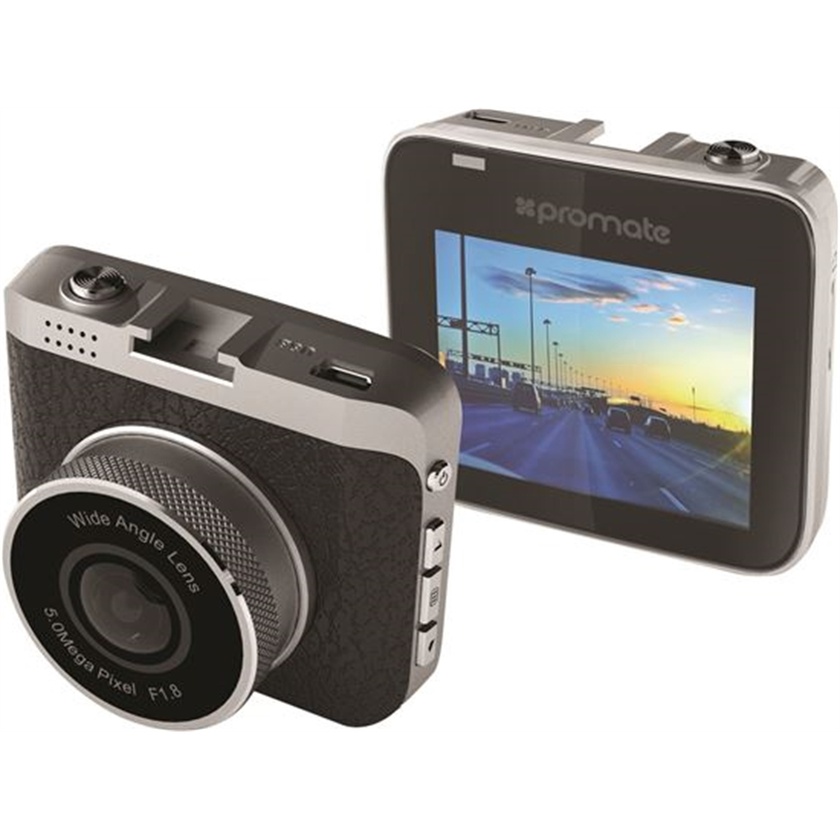 Promate Car Dashboard Camera with Full HD Recording Support