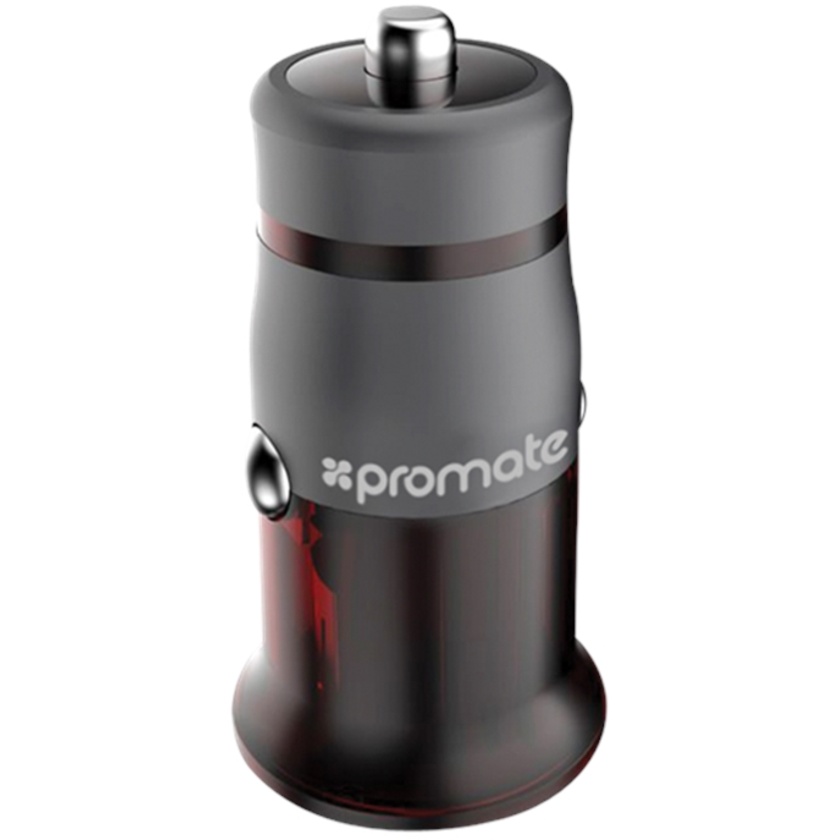 Promate Ultra-Small Car Charger With Qualcomm QC3.0 Quick Charge