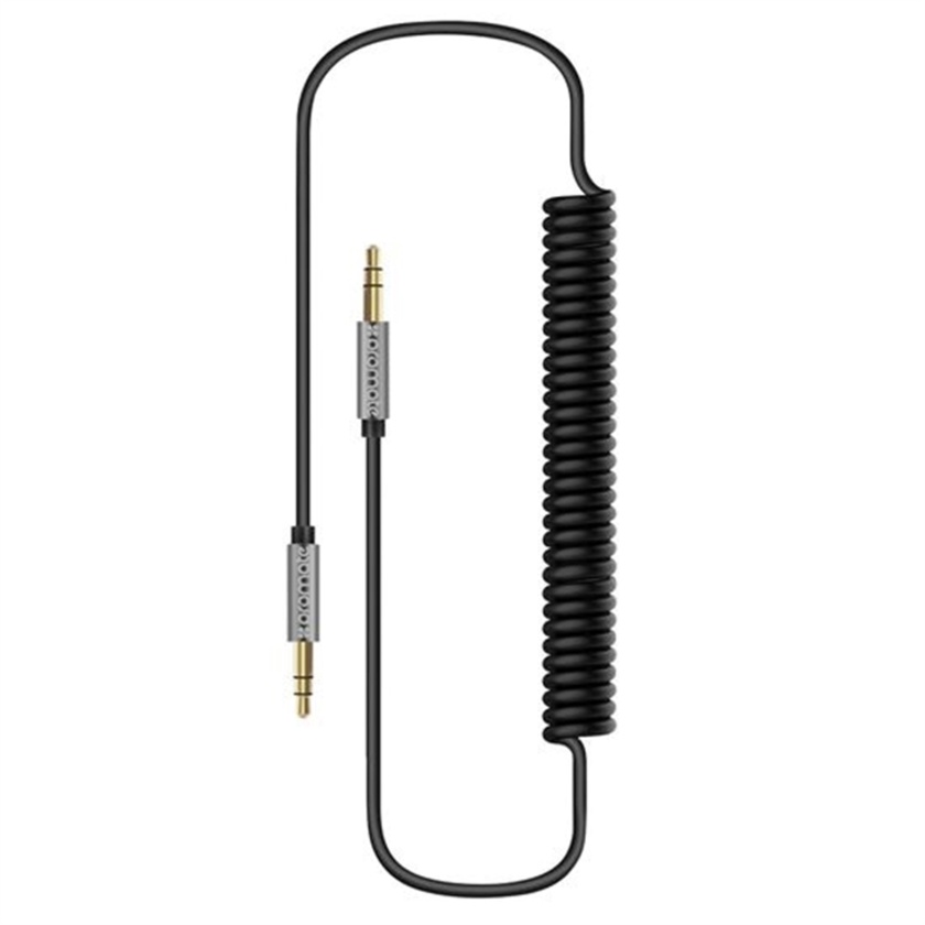 Promate Coiled 3.5mm Audio Cable 2.5m (Black)