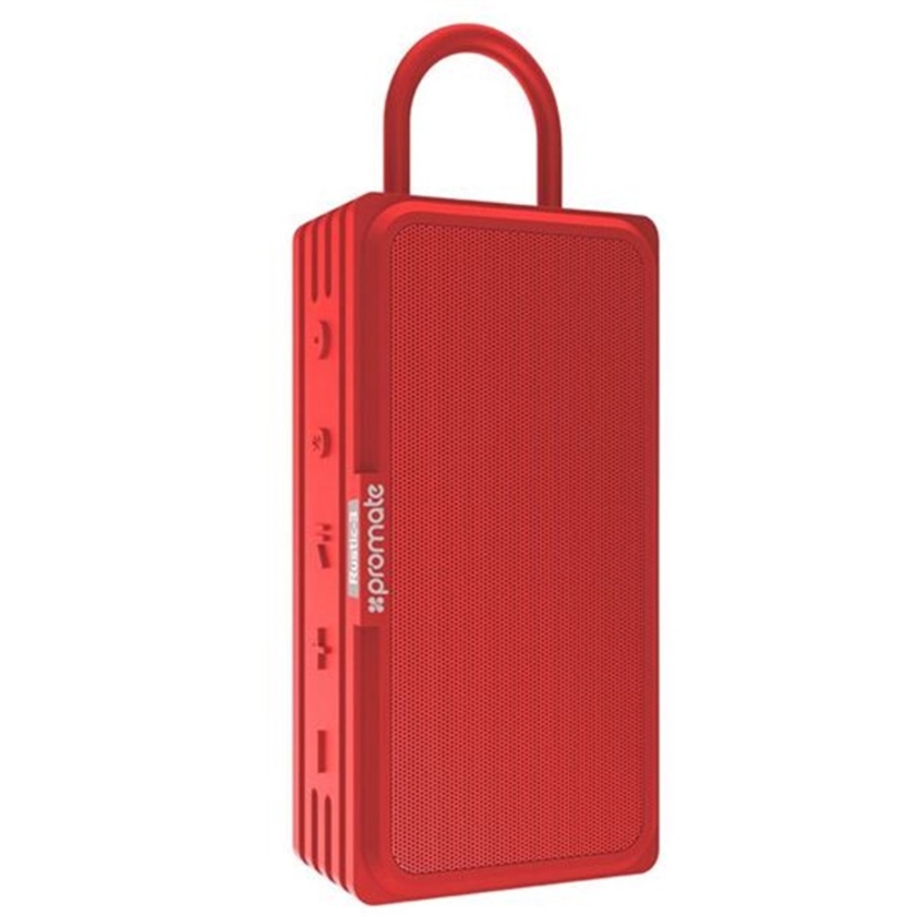 Promate Bluetooth v4.2 Water Resistant Speaker (Red)