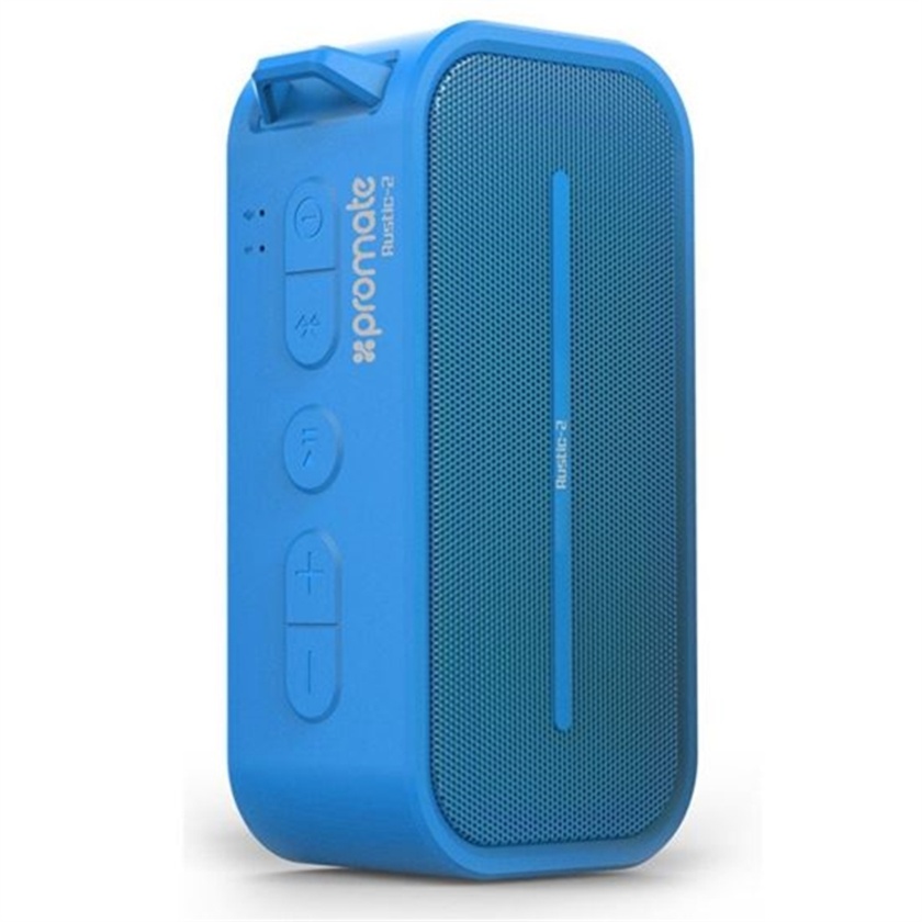 Promate Rustic-2 6W Rugged IPX5 Water-Resistant Bluetooth 4.0 Speaker (Blue)