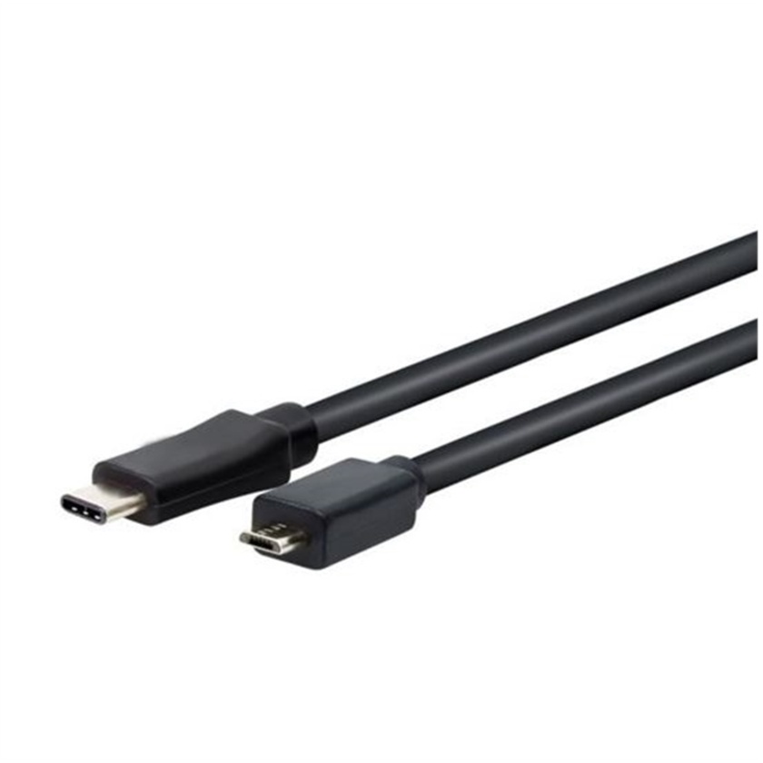 Promate 1m USB 2.0 Type-C to Micro-USB Cable (Black)