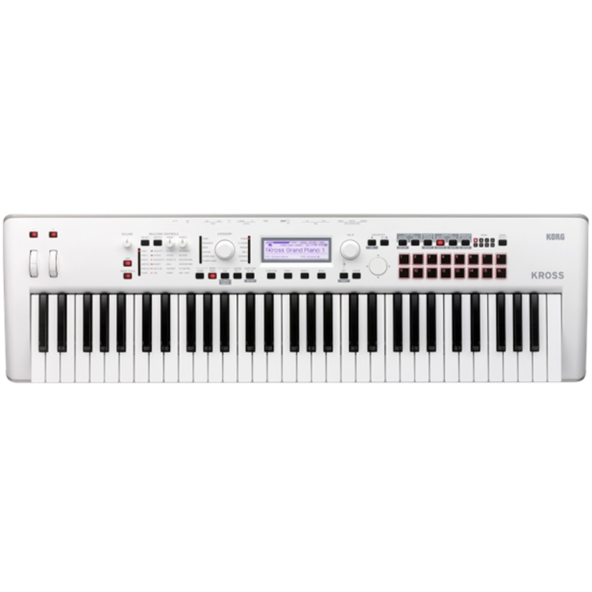 Korg Kross 2 61-Key Synthesizer Workstation (White)