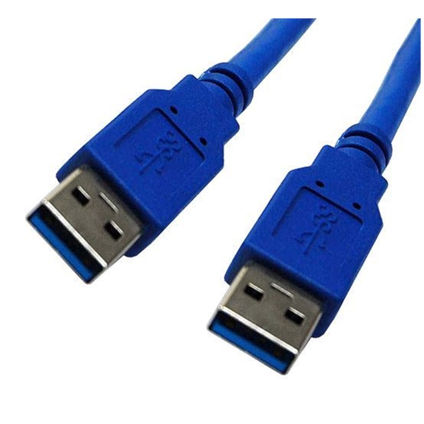 DYNAMIX USB 3.0 Type A Male to Type A Male Cable (Blue, 2 m)