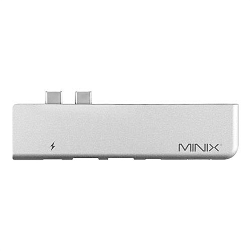 MiniX NEO C-D USB-C Multi-Port Adapter for Mackbook Pro (Silver)