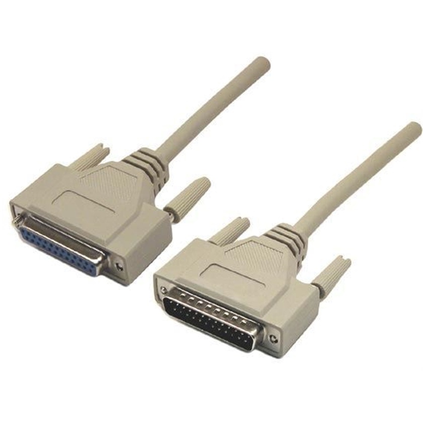 DYNAMIX DB25 Male/Female Null Modem Cable (2 m)