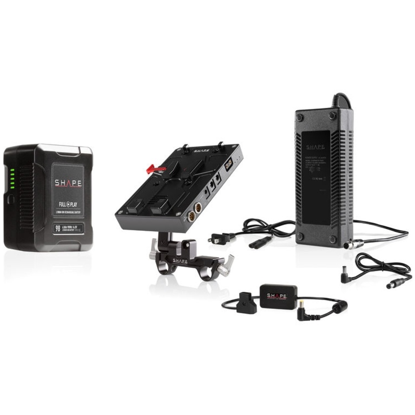 SHAPE 98 Wh Battery Kit D-Box Camera Power And Charger For EVA1, FS7, FS7M2, FS5