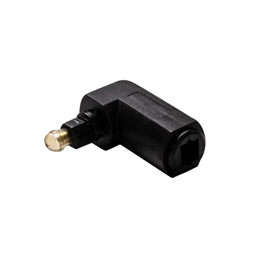 DYNAMIX TosLink Right Angled Fibre Optic Male/Female Adapter