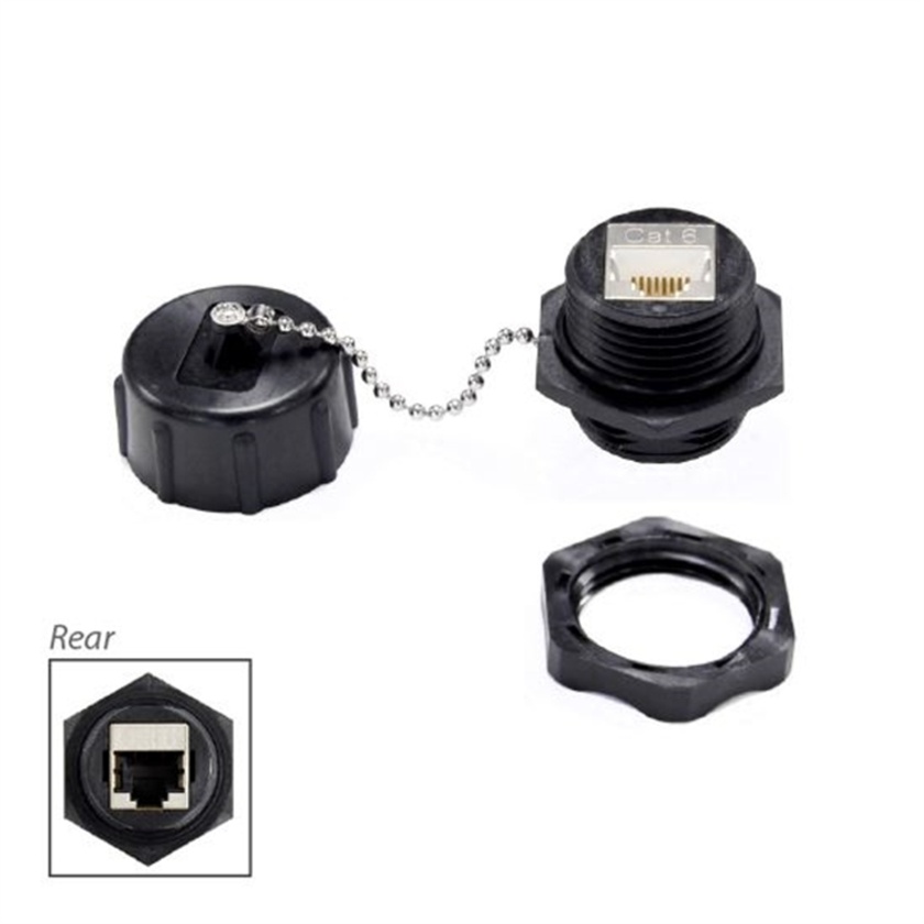 DYNAMIX IP67 Rated Cat6 Shielded Joiner with Dust Cap