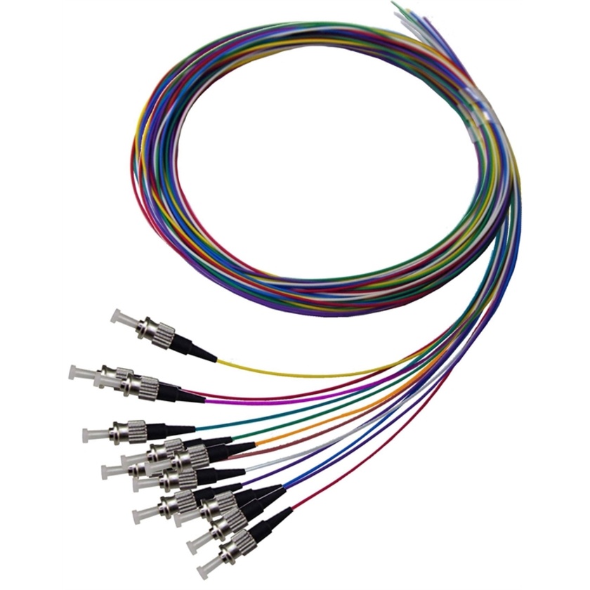 DYNAMIX ST Pigtail OM3 12x Pack Colour Coded (2m)