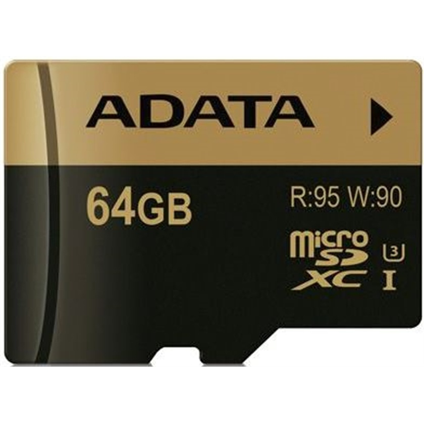 ADATA 64GB XPG microSDHC UHS-I U3 Memory Card