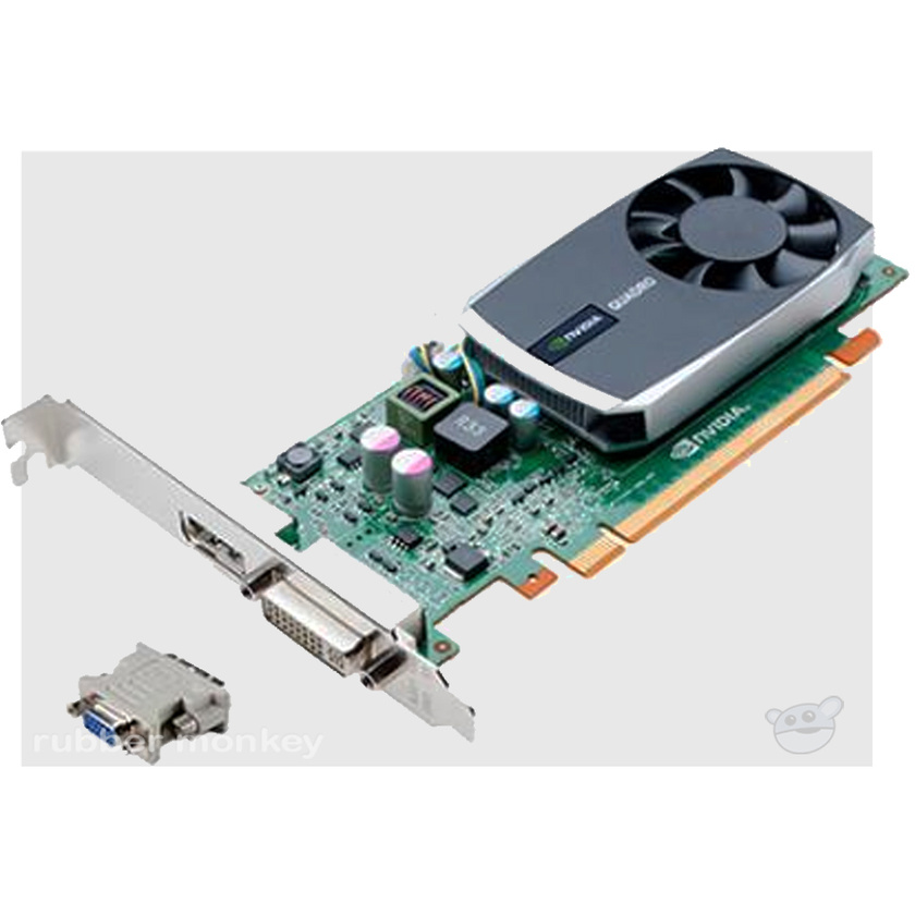 Lenovo NVIDIA Quadro 600 96-core CUDA 1GB Dual-Link DVI Dual DisplayPort Graphics Card
